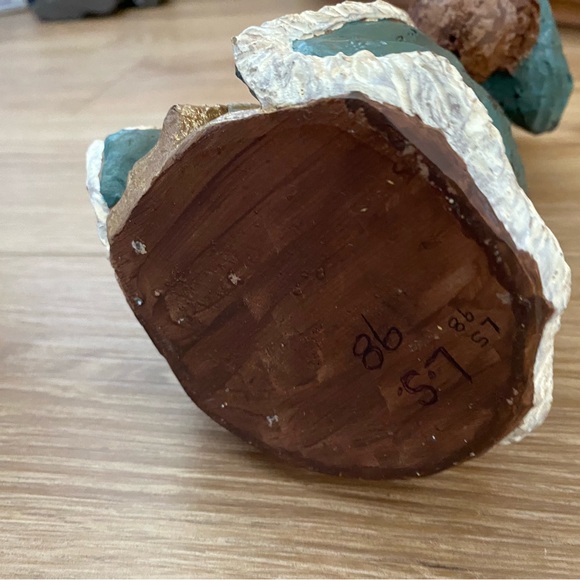 Vintage Santa Figure In Green Robe - Picture 5 of 6